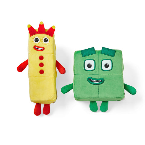 Numberblocks 3 & 4 Playful Pals Plush