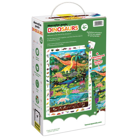 Observation Puzzle Dinosaurs, Age 4+