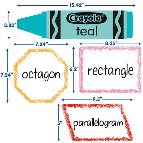 Crayola® Colors & Shapes Bulletin Board Set