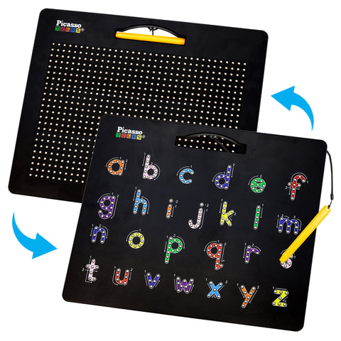 Double-Sided Magnetic Drawing Board Alphabet Letter and Freestyle