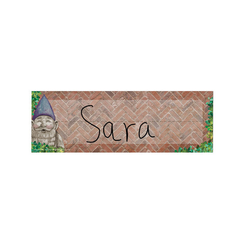 Curiosity Garden Self-Adhesive Name Plate, 9-5/8" x 3-1/4", 36 Per Pack, 3 Packs