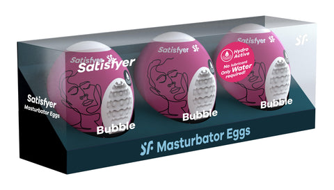 3 Pc Set Masturbator Egg - -