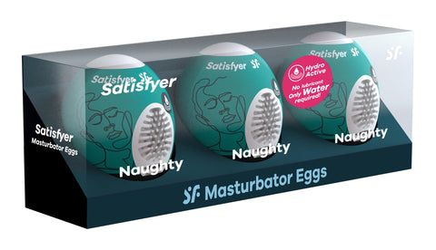 3 Pc Set Masturbator Egg - -