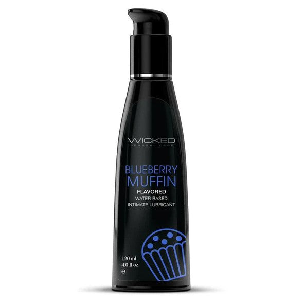 Aqua Blueberry Muffin Water Flavored Water- Based Lubricant