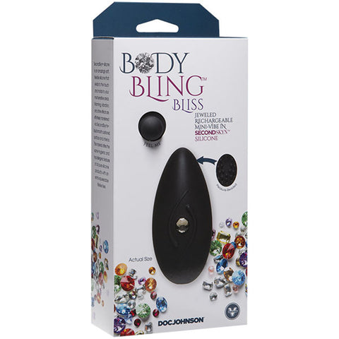 Body Bling - Clit Caress Mini-Vibe in Second Skin Silicone