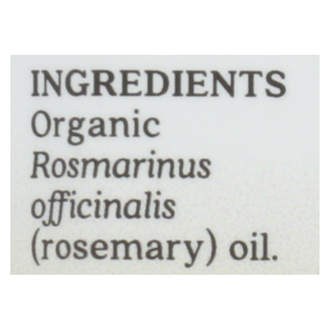 Aura Cacia - Organic Essential Oil - Rosemary - .25 Oz