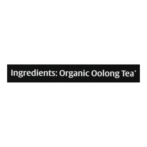 Choice Organic Teas Oolong Tea - 16 Tea Bags - Case Of 6