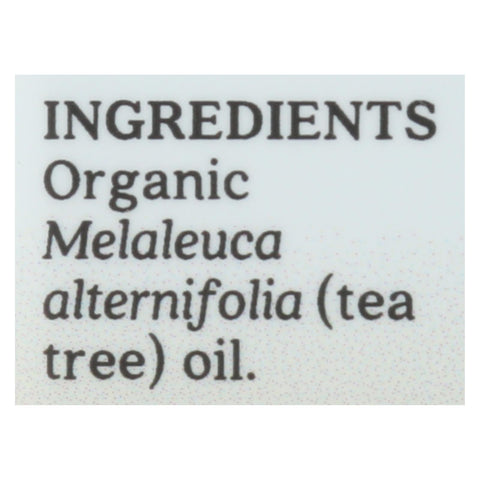 Aura Cacia - Organic Essential Oil - Tea Tree - .25 Oz