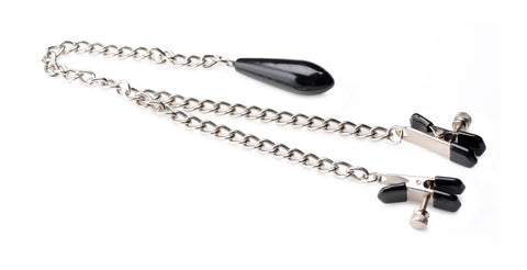 Titty Taunter Nipple Clamps With Weighted Bead