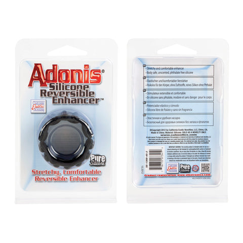 Adonis Silicone Reversible Enhancer - Black