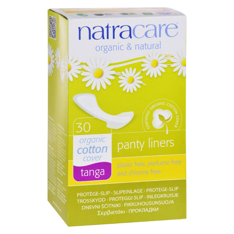 Natracare Natural Tanga Style Panty Liners - 30 Pack