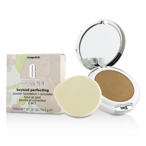 Clinique Beyond Perfecting Powder Foundation + Corrector - # 14 Vanilla (mf-g)  --14.5g/0.51oz By Clinique