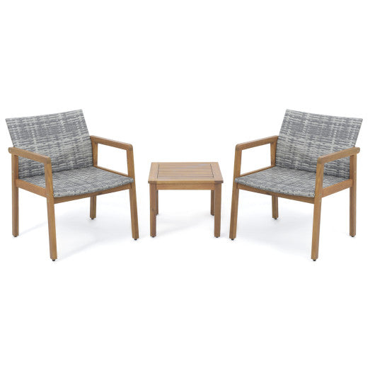 3 Pieces Patio Furniture Set  with Chair