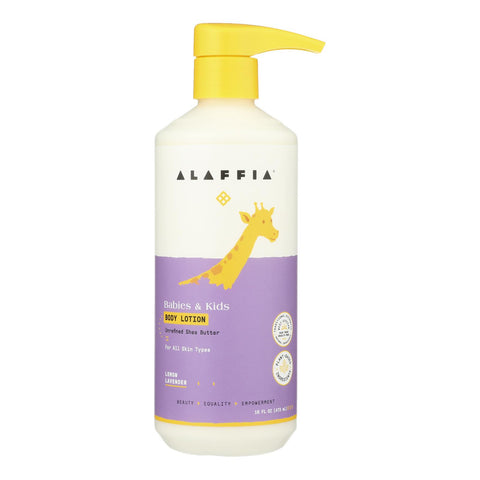 Alaffia - Kids Lotion Lemon & Lavender - 1 Each -16 Fz