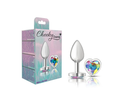 Cheeky Charms - Silver Metal Butt Plug