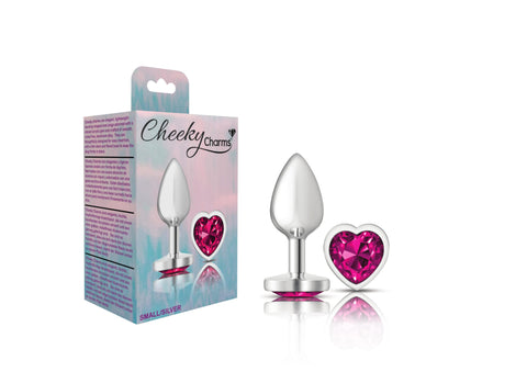 Cheeky Charms - Silver Metal Butt Plug