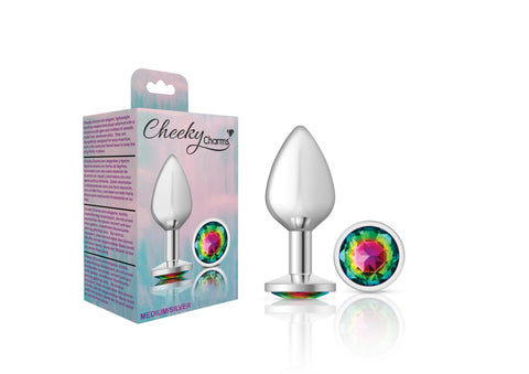 Cheeky Charms - Silver Metal Butt Plug