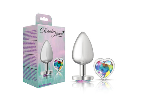 Cheeky Charms - Silver Metal Butt Plug