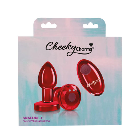 Cheeky Charms - Rechargeable Vibrating Metal Butt Plug With Remote Control