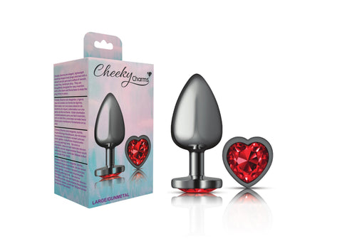 Cheeky Charms - Gunmetal Metal Butt Plug