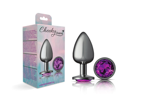 Cheeky Charms - Gunmetal Metal Butt Plug