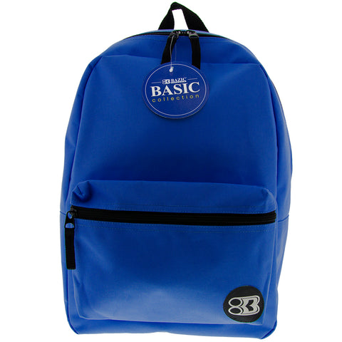 Basic Backpack, 16", Blue, Pack of 2