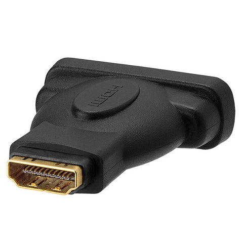 129-N Cmple - DVI-D Female to HDMI Female Adapter, High Speed HDMI Female To DVI Female Coupler, High Quality DVI-D (24+1) Female to HDMI Female Adapter, Gold Plated Compatible with HDTV, DVD, Projectors