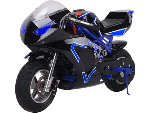 Gas Pocket Bike Gt 49cc 2-stroke Blue