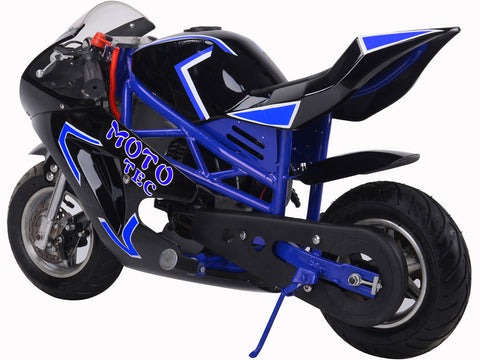 Gas Pocket Bike Gt 49cc 2-stroke Blue