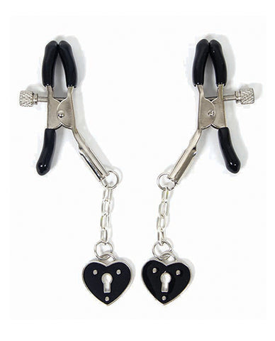 Sexy Af Nipple Clamps - Heart Charms