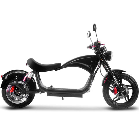 Mototec Raven 60v 30ah 2500w Lithium Electric Scooter Black