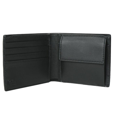 544472 Men's Microguccissim A Gg Logo Leather Coin Wallet - Fixed Size