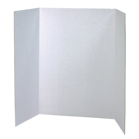 Presentation Board, White, Single Wall, 48" x 36", Pack of 3