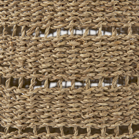 Set Of Two Woven Wicker Storage Baskets