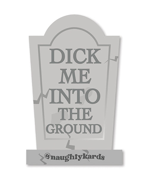 Halloween Dick In Ground Sticker - Pack of 3