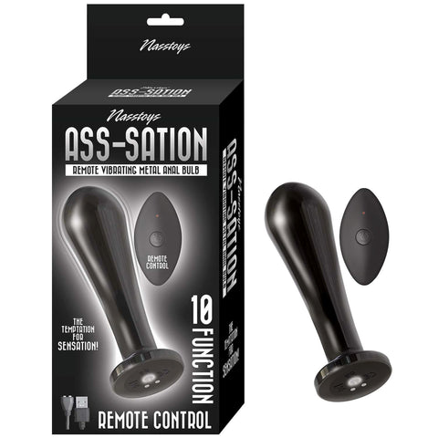 Ass-sation Remote Vibrating Metal Anal Bulb