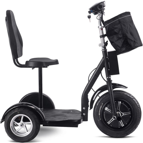 Mototec Electric Trike 48v 1000w Lithium Black