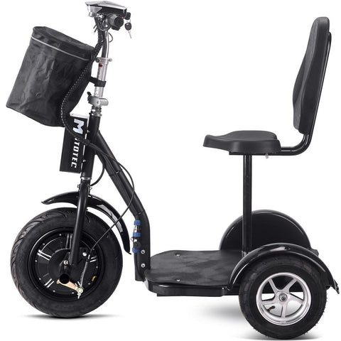 Mototec Electric Trike 48v 1000w Lithium Black