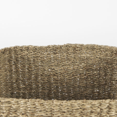 Set Of Three Square Wicker Storage Baskets