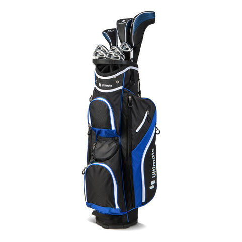 Golf Cart Bag with 14 Way Top Dividers-Blue