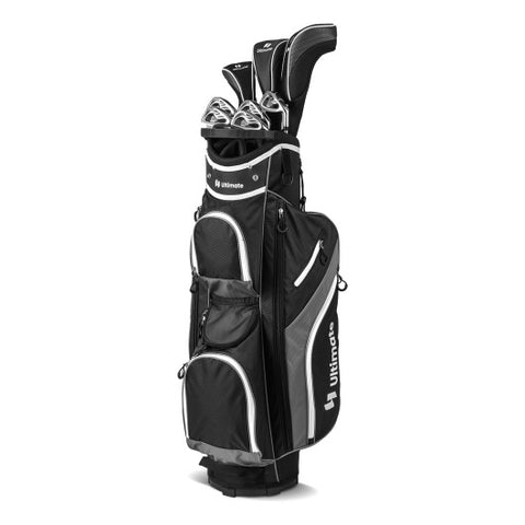 Golf Cart Bag with 14 Way Top Dividers-Gray