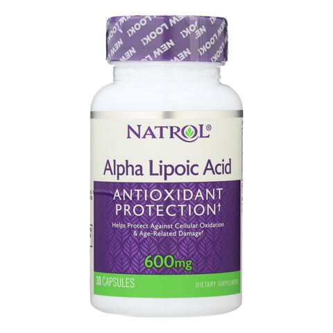 Natrol Alpha Lipoic Acid - 600 Mg - 30 Capsules