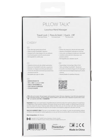 Pillow Talk Cheeky Wand - Teal