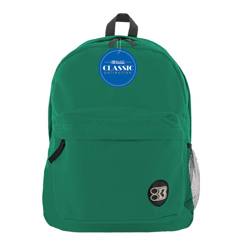 Classic Backpack 17" Green, Pack of 2