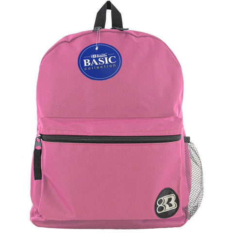 Basic Backpack 16" Fuchsia, Pack of 2