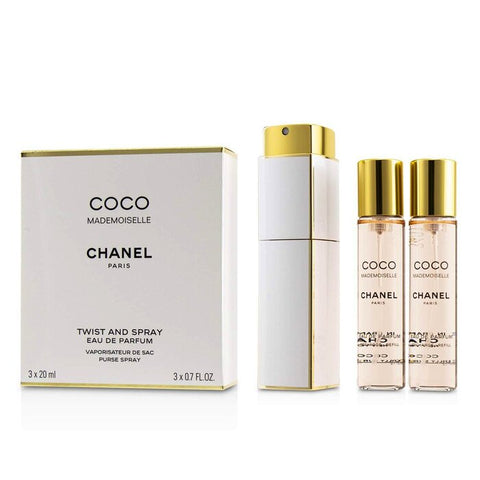 Coco Mademoiselle Twist &amp; Spray Eau De Parfum - 3x20ml/0.7oz