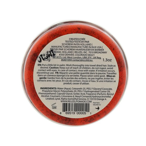 Red Pomade (water Soluble, High Sheen)