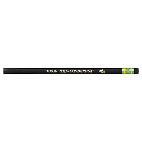 Tri-Conderoga™ 3-Sided Pencils with Sharpener, 12 Per Pack, 2 Packs