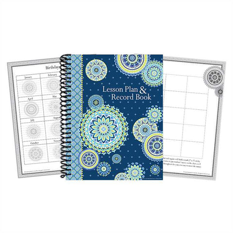 Blue Harmony Lesson Plan & Record Book, Pack of 2