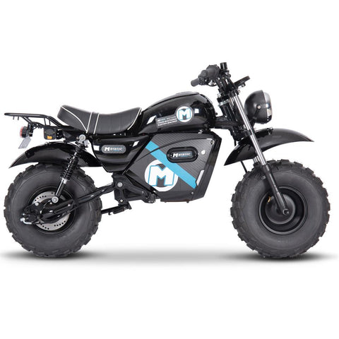 Mototec 60v 1500w Electric Powered Mini Bike Lithium Black